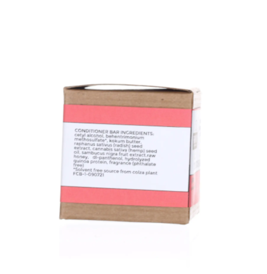 Solid balsam Bar APPLE for alle hårtyper: Epleduft.