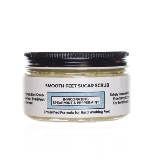 Smooth Feet Sugar Scrub | Emulgert fotskrubb for hard hud.