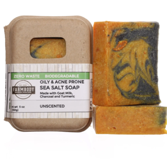 Havsaltsåpe (for ansikt og kropp) uparfymert