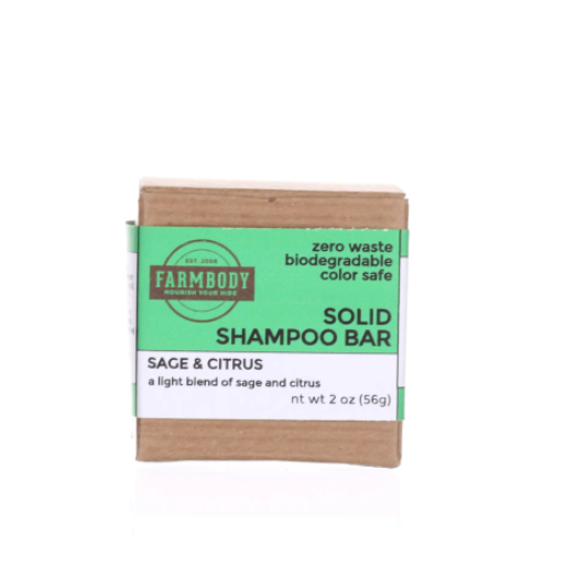 Solid Shampoo Bar: Salvie og sitrus.